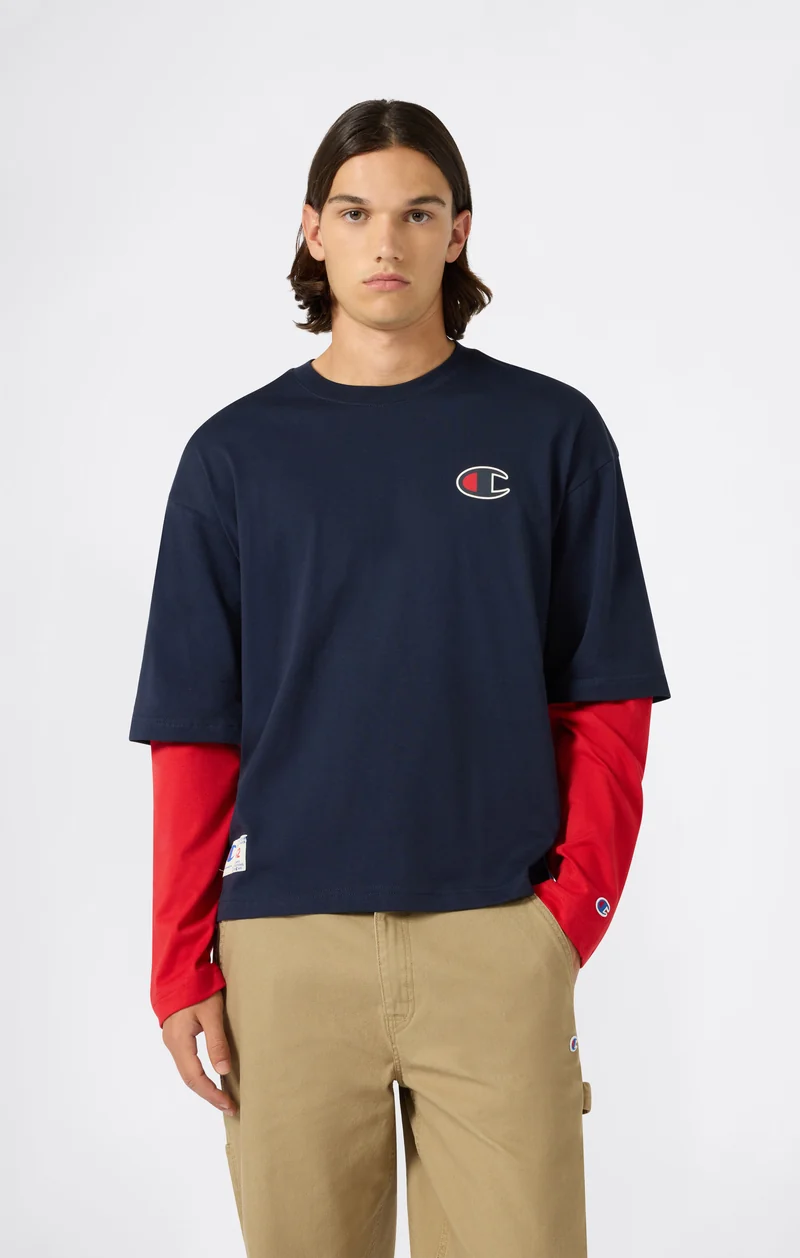 Men’s 2-in-1 Long Sleeve T-Shirt Academy