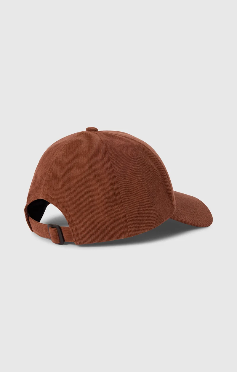 Corduroy Baseball Cap with Logo