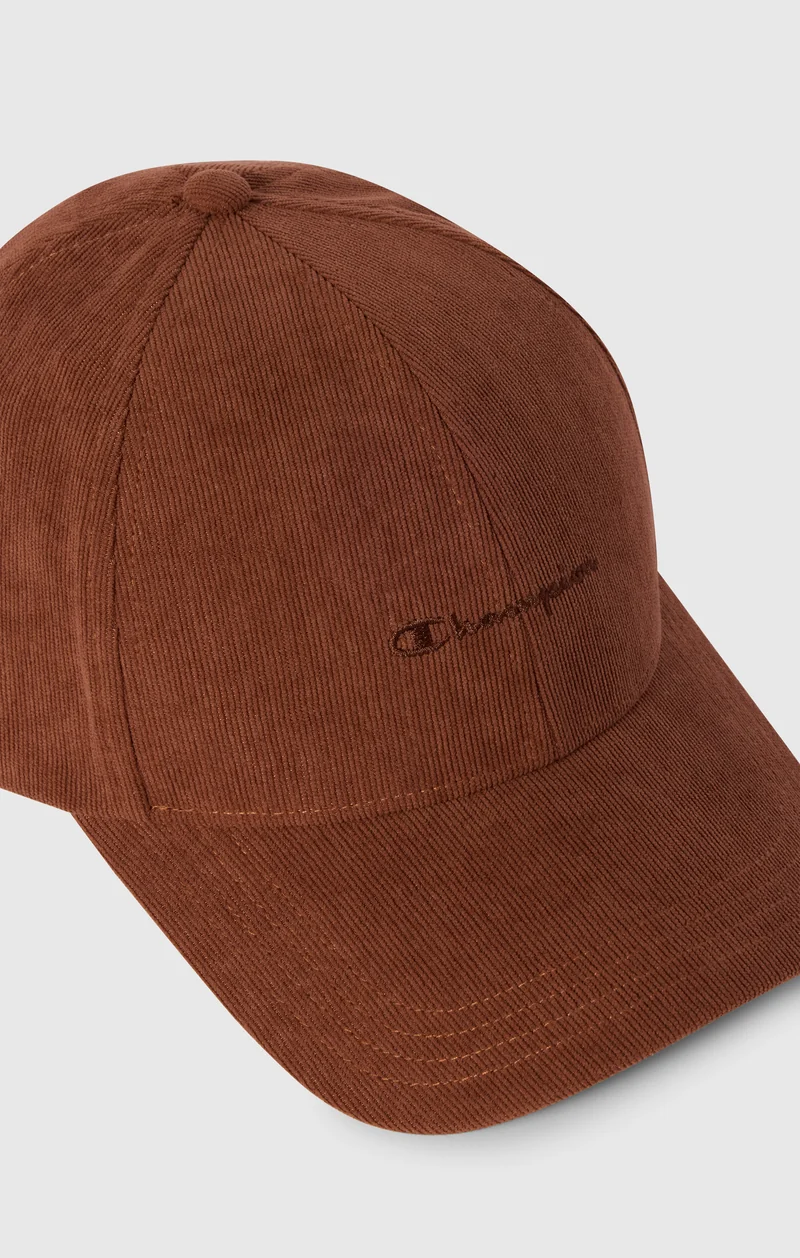 Corduroy Baseball Cap with Logo
