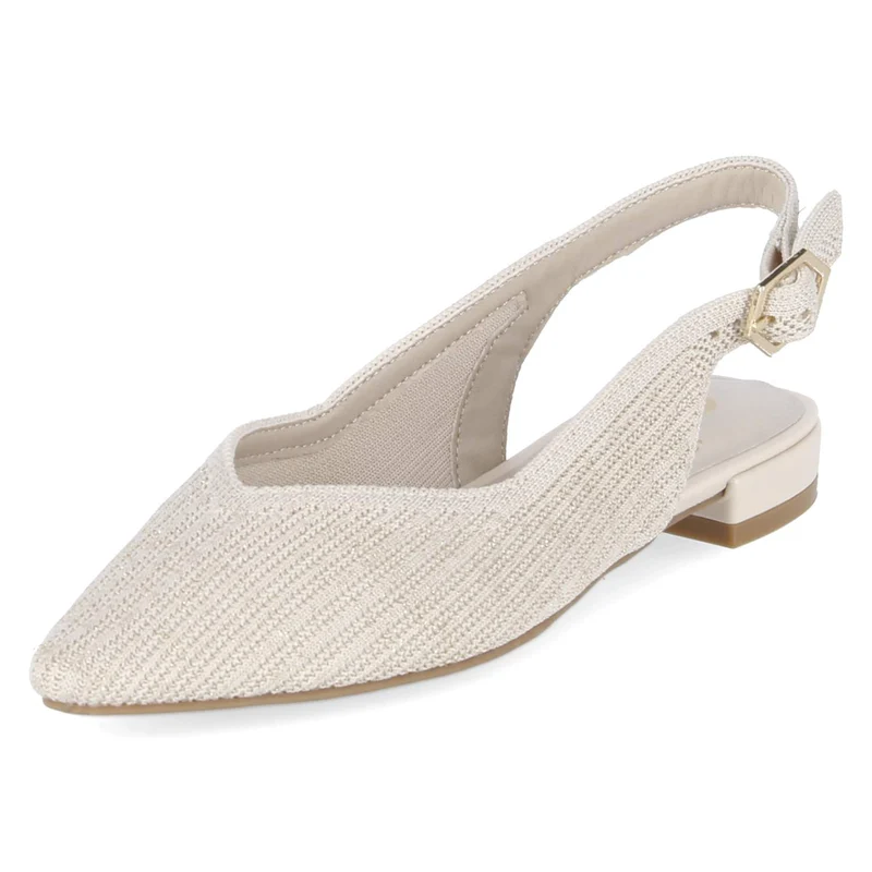 Slingballerinas Beige