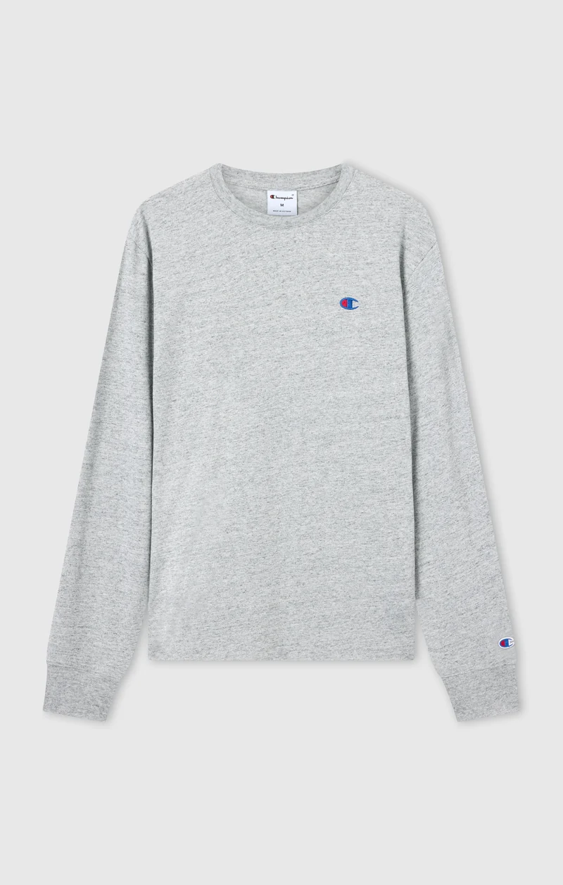 Men’s Cotton Long Sleeve T-Shirt with C Logo