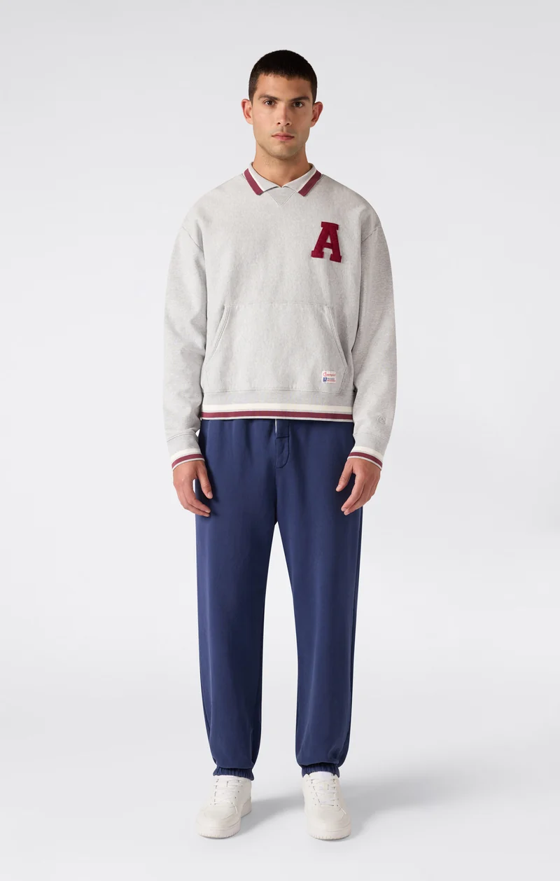 Men’s Reverse Weave Trousers with Cuffs and Brushed Interior Modern Ametora