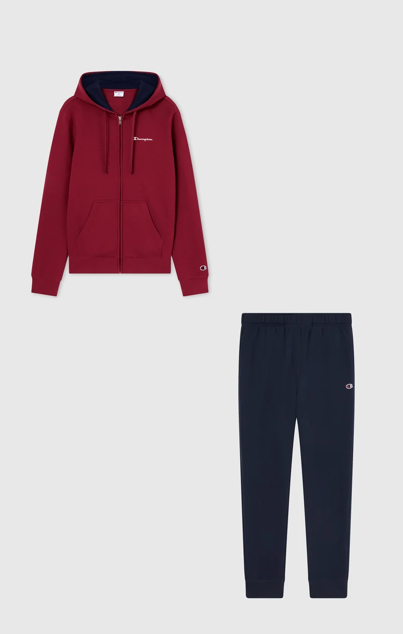 Men’s Fleece Hooded Full Zip Suit