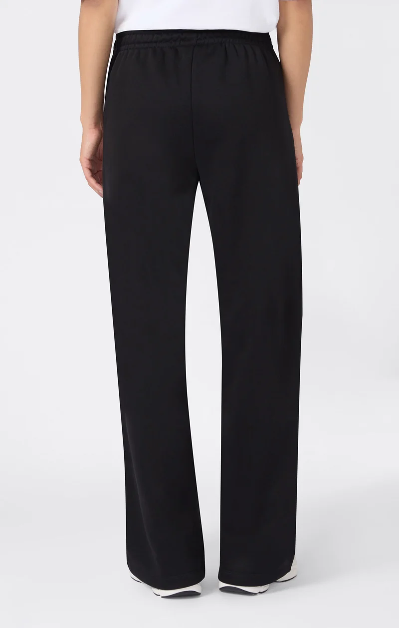 Women’s Loose Straight-Hem Trousers with Brushed Interior