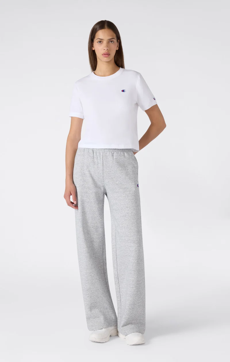 Women’s Stretch Jersey Crop T-Shirt with C Logo