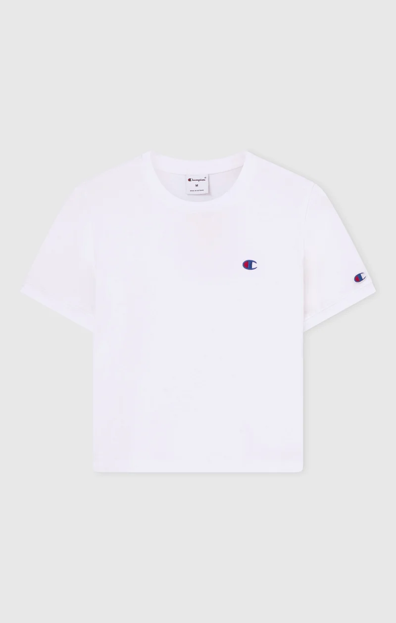 Women’s Stretch Jersey Crop T-Shirt with C Logo