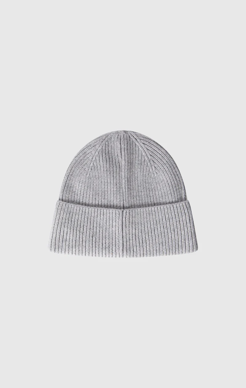Wool-Blend Beanie with C Logo