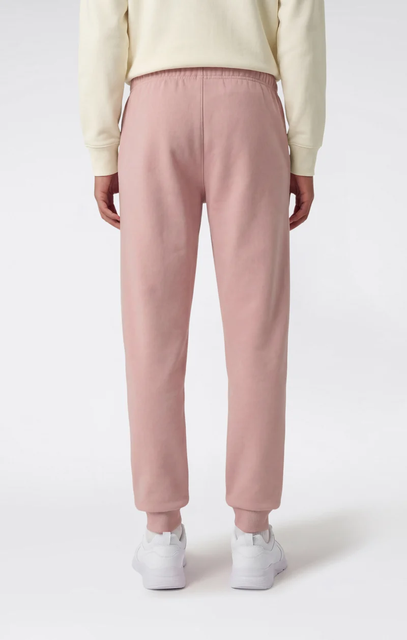 Boys' Fleece Rib Cuff Jogger Pants Script Logo