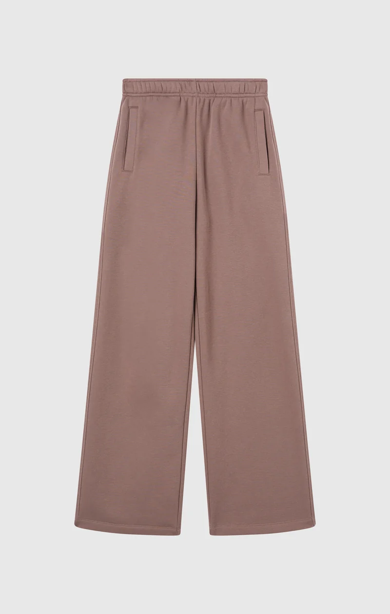 Women’s Wide Leg Trousers with Drawcord and Brushed Interior