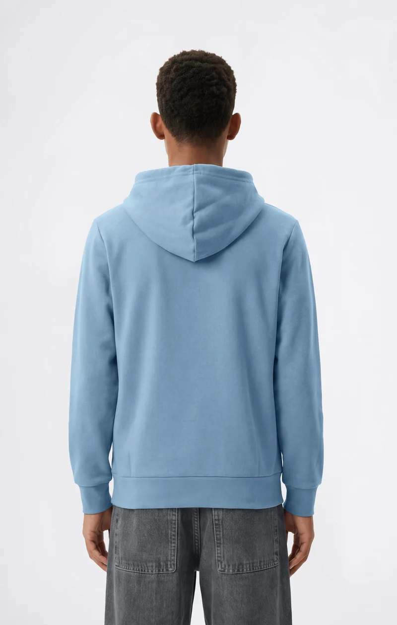 Boys' Fleece Full Zip Hoodie Script Logo