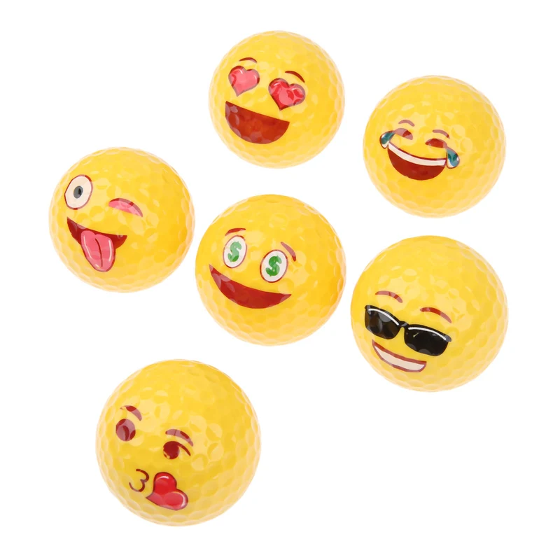 Emoji Emoticon Golf Practice Balls