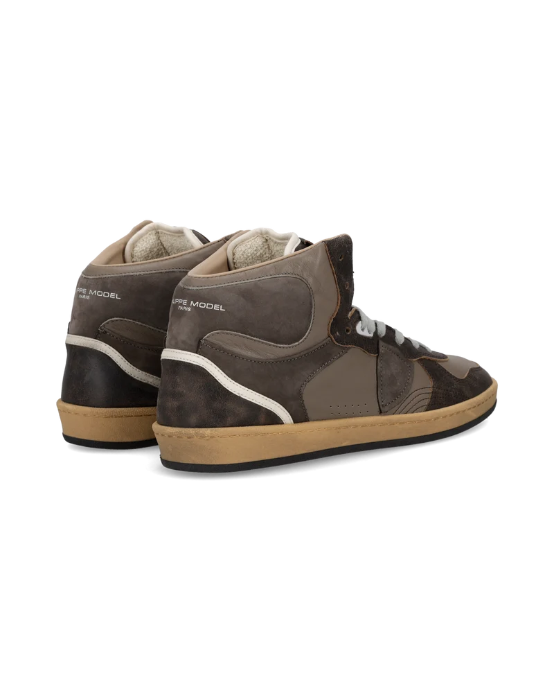 Sneakers Pgal High Men, Brown