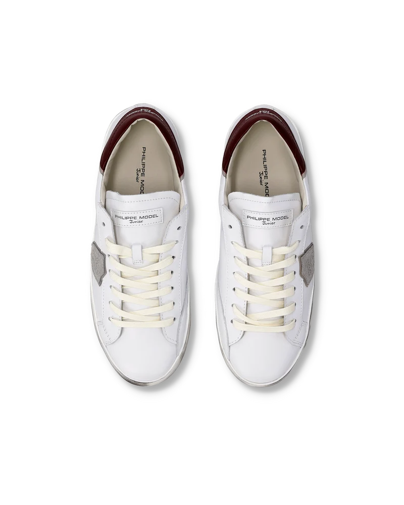 Sneaker Prsx Junior, White Bordeaux