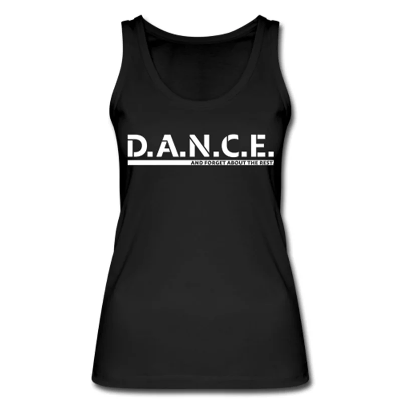 Damen Bio Tank Top: "D.A.N.C.E." – 6 Farben zur Auswahl