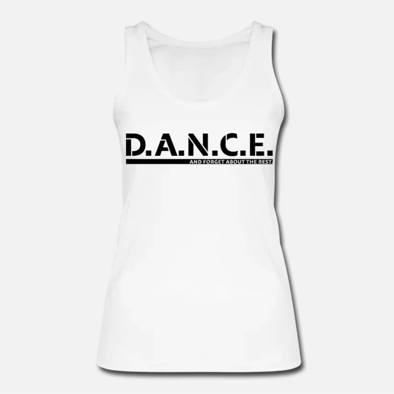 Damen Bio Tank Top: "D.A.N.C.E." – 6 Farben zur Auswahl