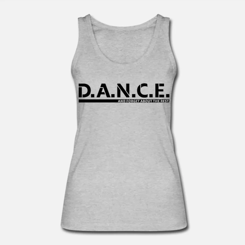 Damen Bio Tank Top: "D.A.N.C.E." – 6 Farben zur Auswahl