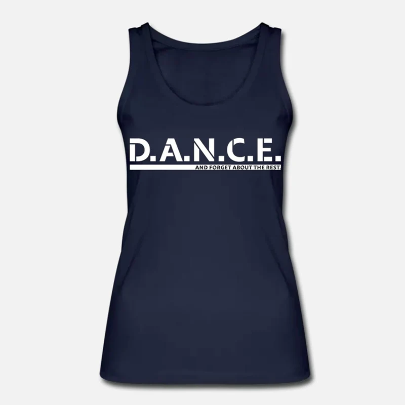 Damen Bio Tank Top: "D.A.N.C.E." – 6 Farben zur Auswahl