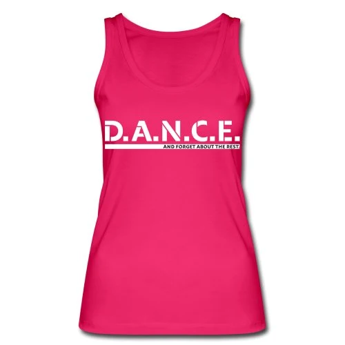 Damen Bio Tank Top: "D.A.N.C.E." – 6 Farben zur Auswahl