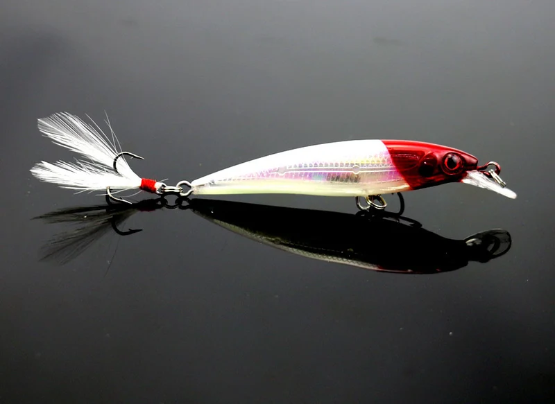 Hard Bait With Feather Hooks
