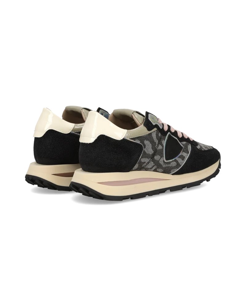 Sneakers Tropez Haute Women, Black Grey