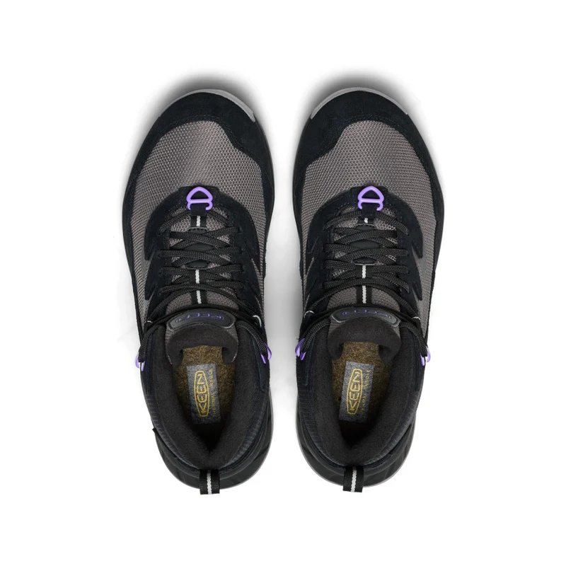 Hightrail Polar Wasserdichte Wanderstiefel für Damen | Black/Aster Purple