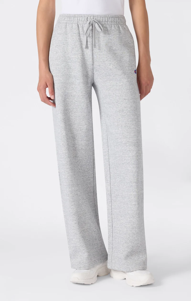 Women’s Loose Straight-Hem Trousers with Brushed Interior