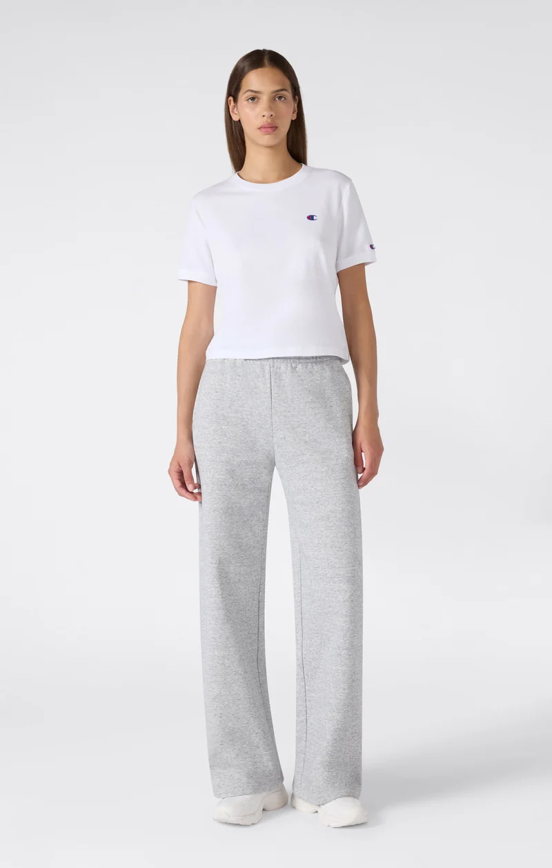 Women’s Loose Straight-Hem Trousers with Brushed Interior