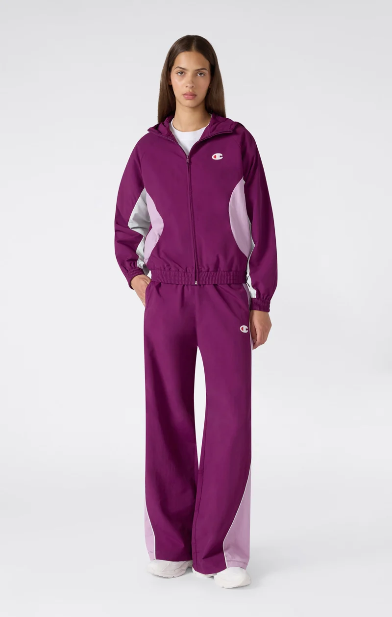 Women’s Full-Zip Hooded Nylon Jacket
