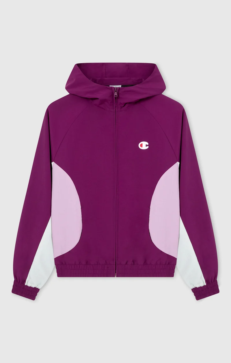 Women’s Full-Zip Hooded Nylon Jacket