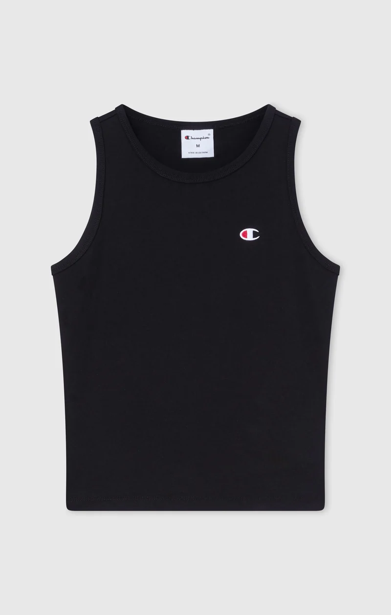 Women’s Stretch Jersey Crop Tank Top with C Logo