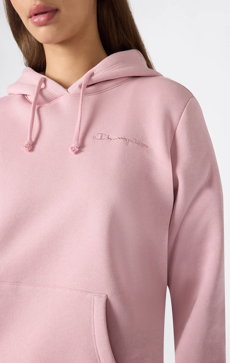 Women’s Fleece Hoodie with Small Embroidered Logo Icons