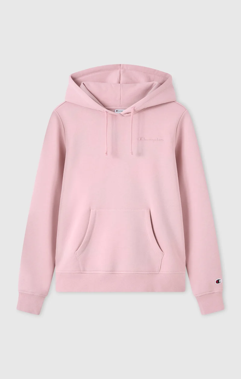 Women’s Fleece Hoodie with Small Embroidered Logo Icons