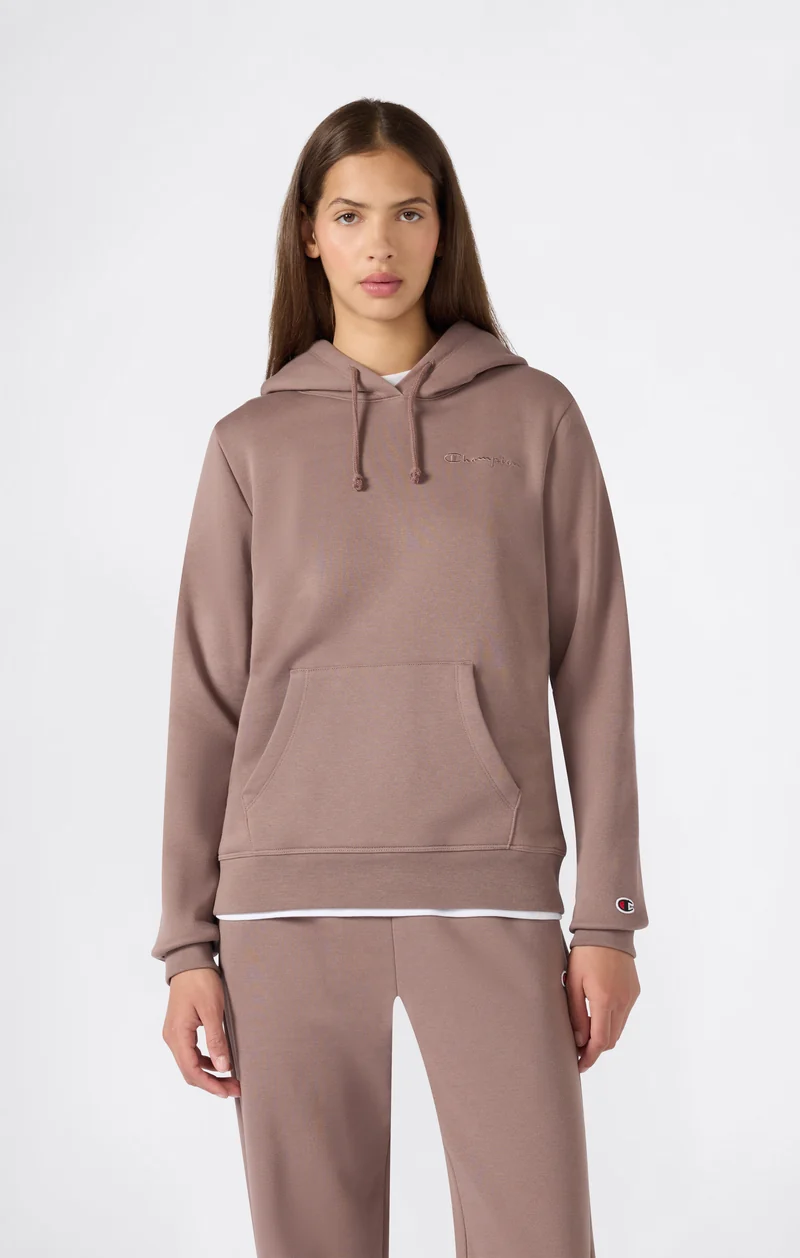 Women’s Fleece Hoodie with Small Embroidered Logo Icons