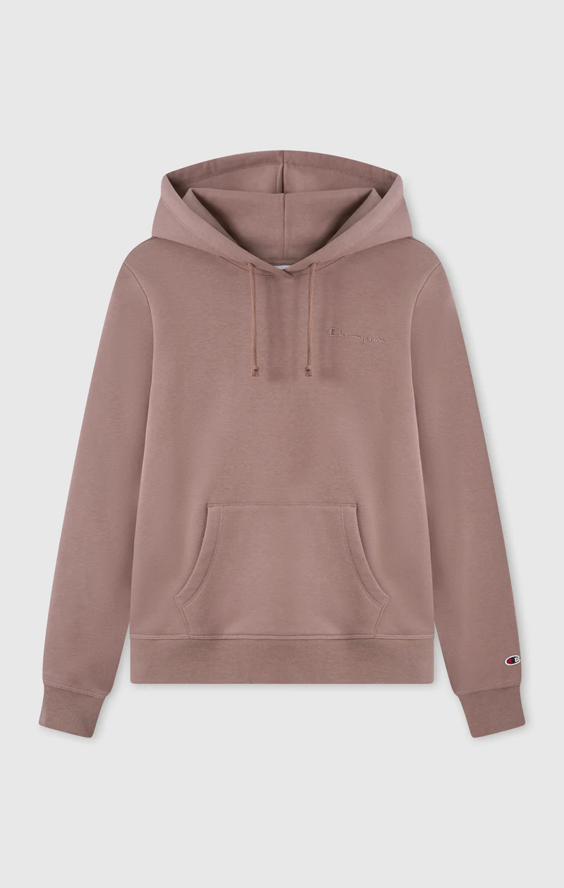 Women’s Fleece Hoodie with Small Embroidered Logo Icons