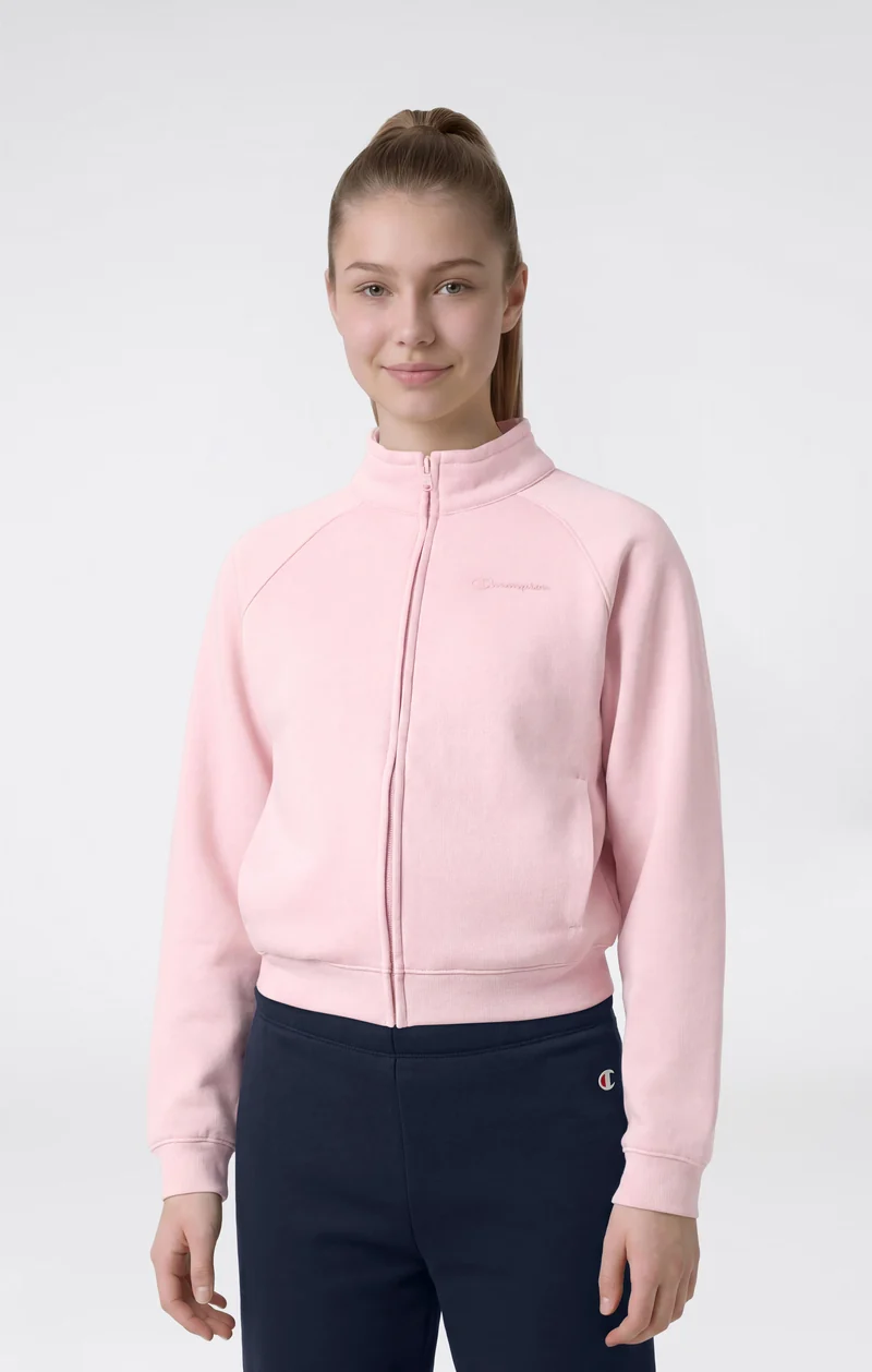 Girls' Full-Zip Tracksuit with Brushed Inside