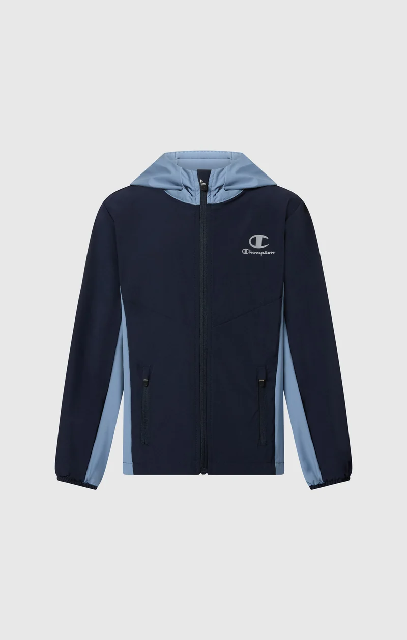 Junior Stretch Nylon Hooded Jacket