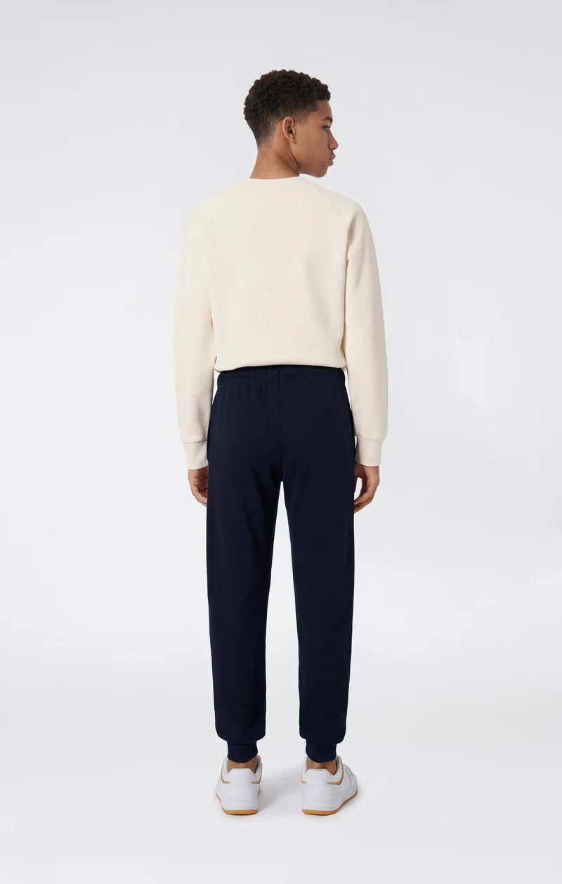 Boys' Crew Neck Tracksuit with Graphic Logo and Brushed Inside