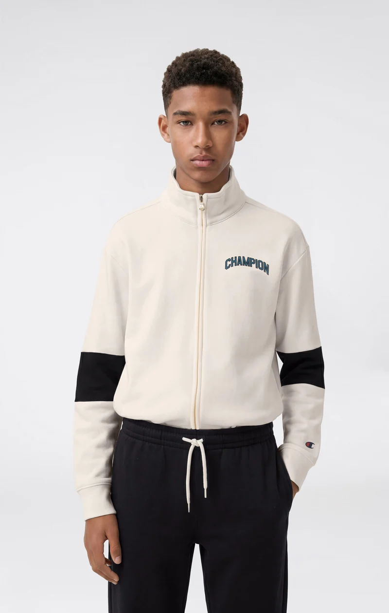 Boys' Full-Zip Tracksuit with Brushed Inside