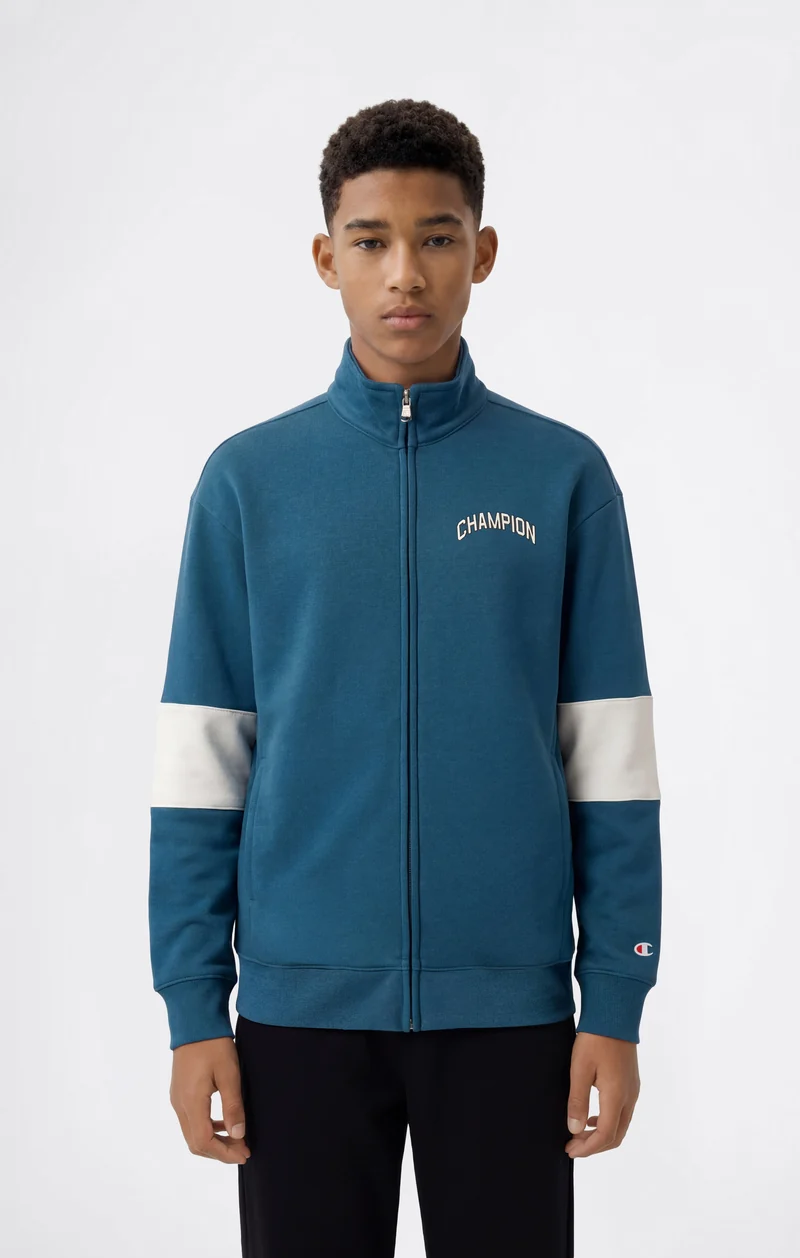 Boys' Full-Zip Tracksuit with Brushed Inside