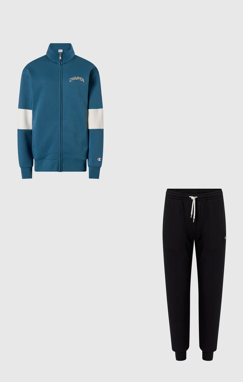 Boys' Full-Zip Tracksuit with Brushed Inside