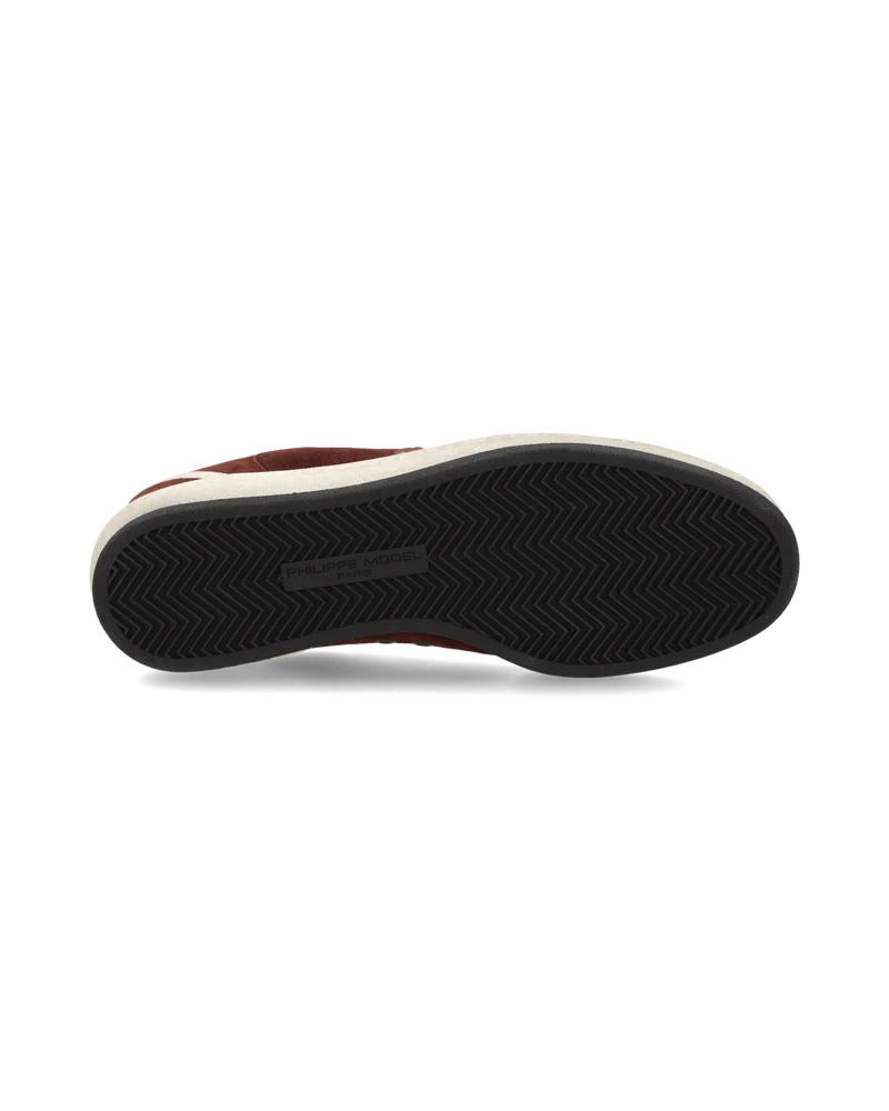 Sneakers Pgal Men, Burgundy White