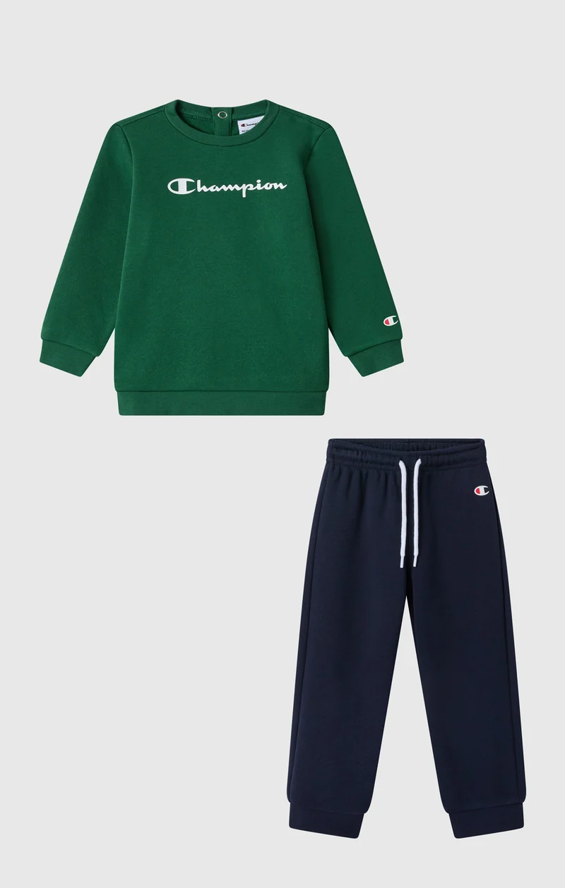 Baby Crewneck Fleece Sweatsuit Icons