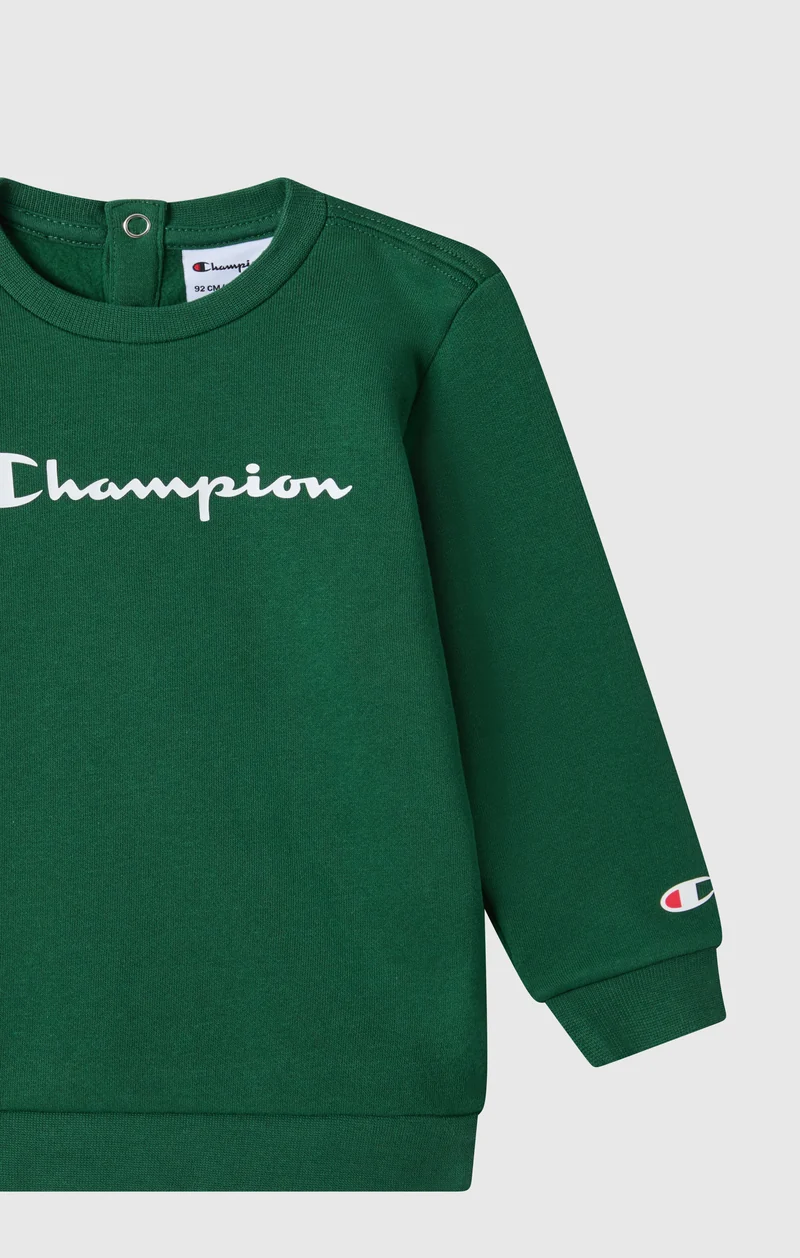 Baby Crewneck Fleece Sweatsuit Icons