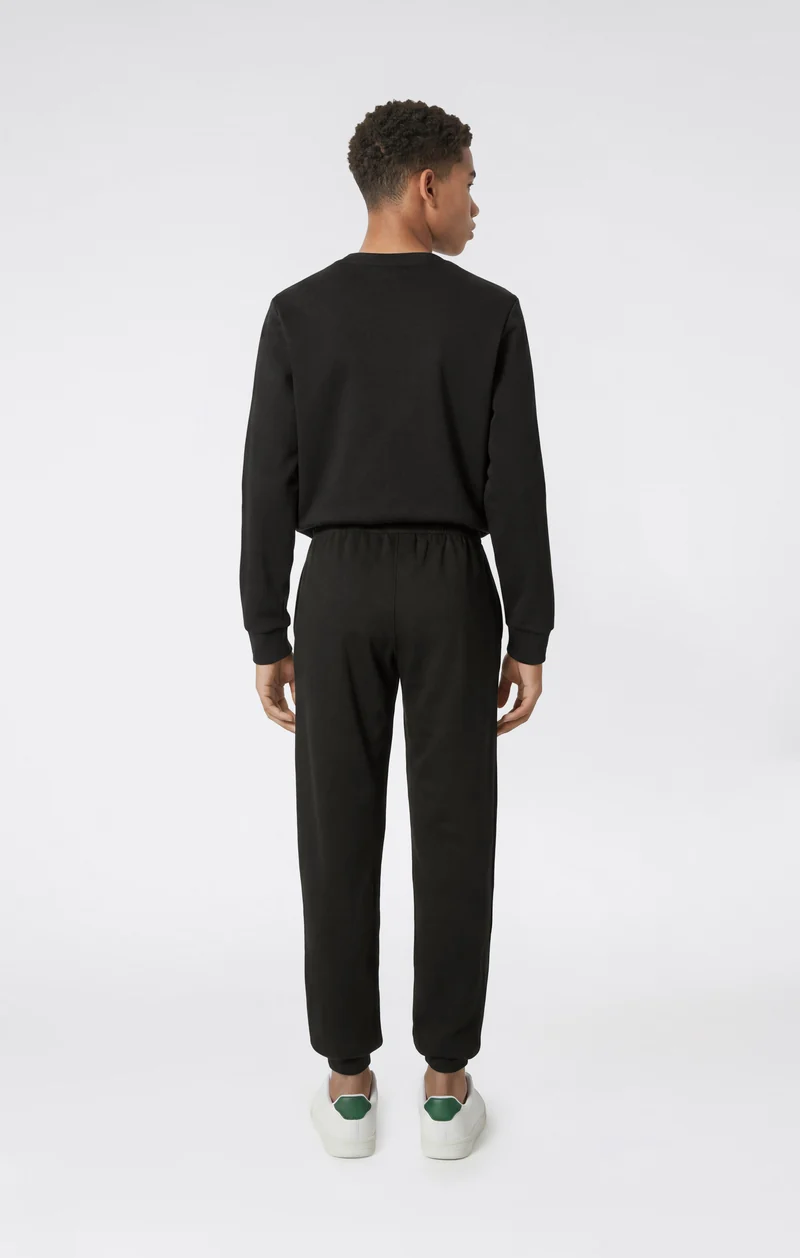 Boys' Crew Neck Tracksuit with Logo and Brushed Inside