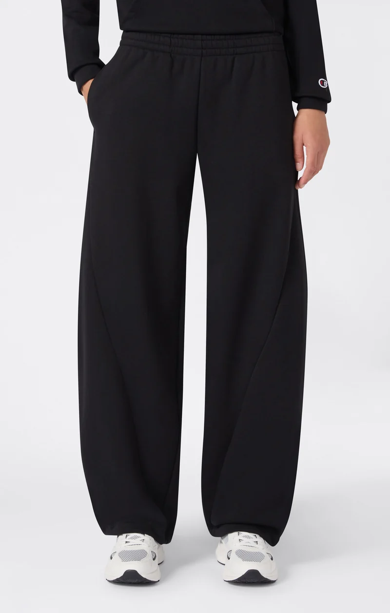 Women’s Barrel Leg Trousers with Drawcord and Brushed Interior