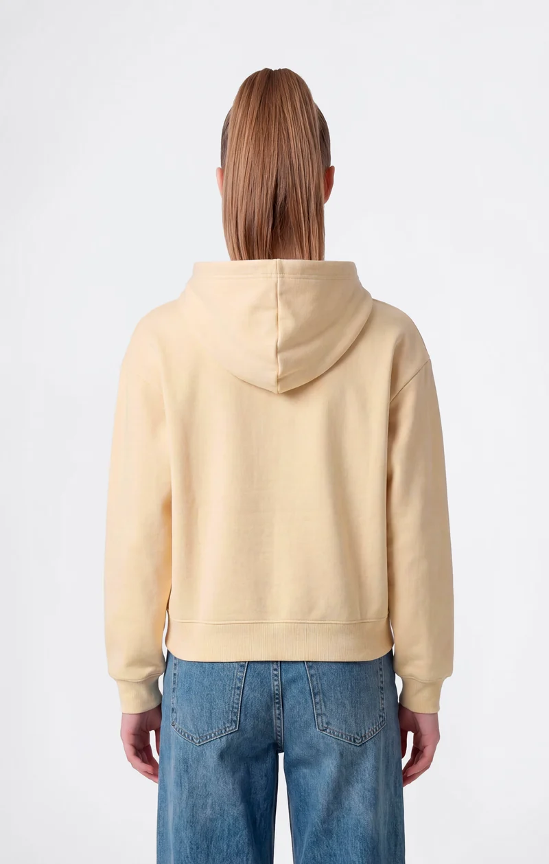 Girls’ Full-Zip Hooded Sweatshirt with Brushed Interior
