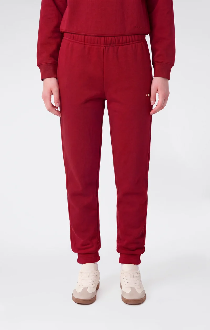Girls’ Slim Straight Hem Trousers with Brushed Interior