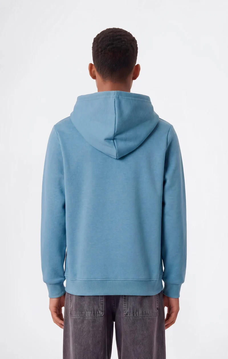 Boys’ Fleece Hoodie with Small Embroidered Logo Icons