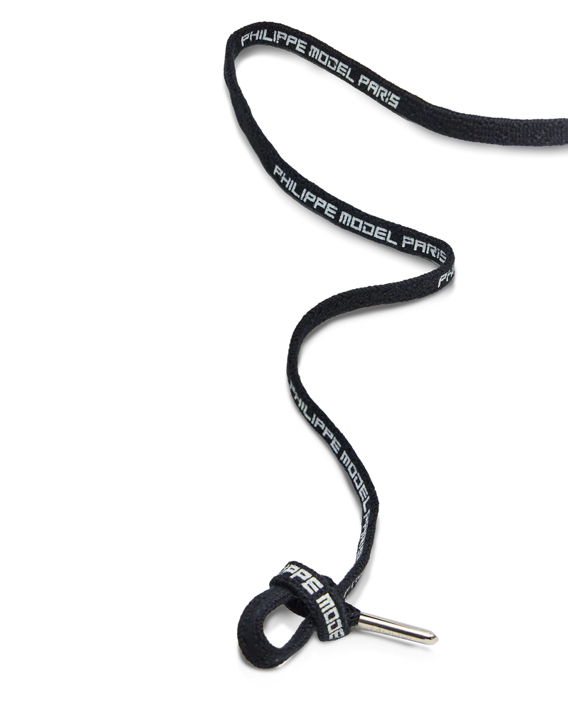 Men's Laces in Cotton, Black White