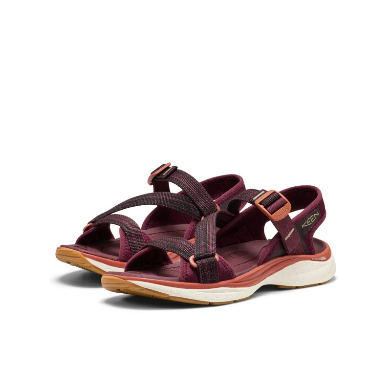 Leiki Open-Toe Sandale für Damen | Fig/Burnt Brick